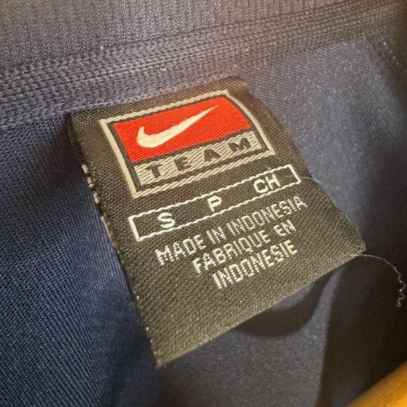 SALE! Men’s Navy Nike Team Warm-Up Jacket Size S EUC - Picture 6 of 6
